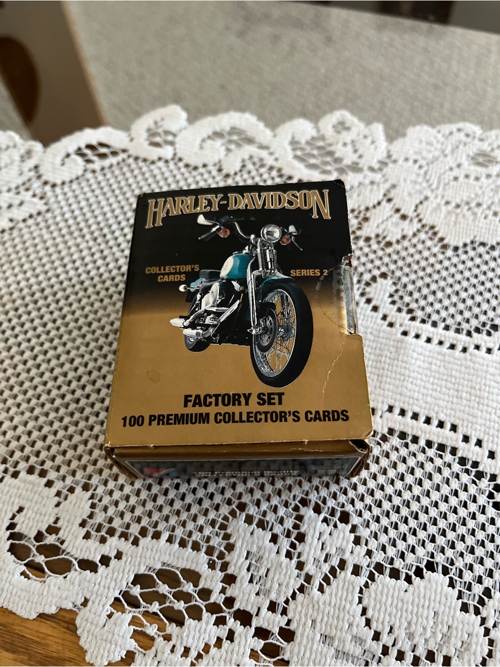 Harley-Davidson Black and Gold Limited Edition Collector Cards